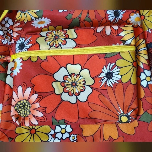 Dickies Floral Print Student‎ Backpack NWOT - Picture 5 of 6